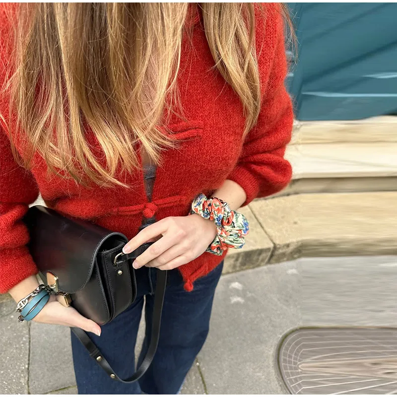 Elegant Knit Grey Women Cardigan Fashion Long Sleeve Button O-neck Female Knitwear 2026 Autumn Winter Fashion Lady Sweater 26 S3eb78713ae6c4d61a3197f1dabaf0a31s