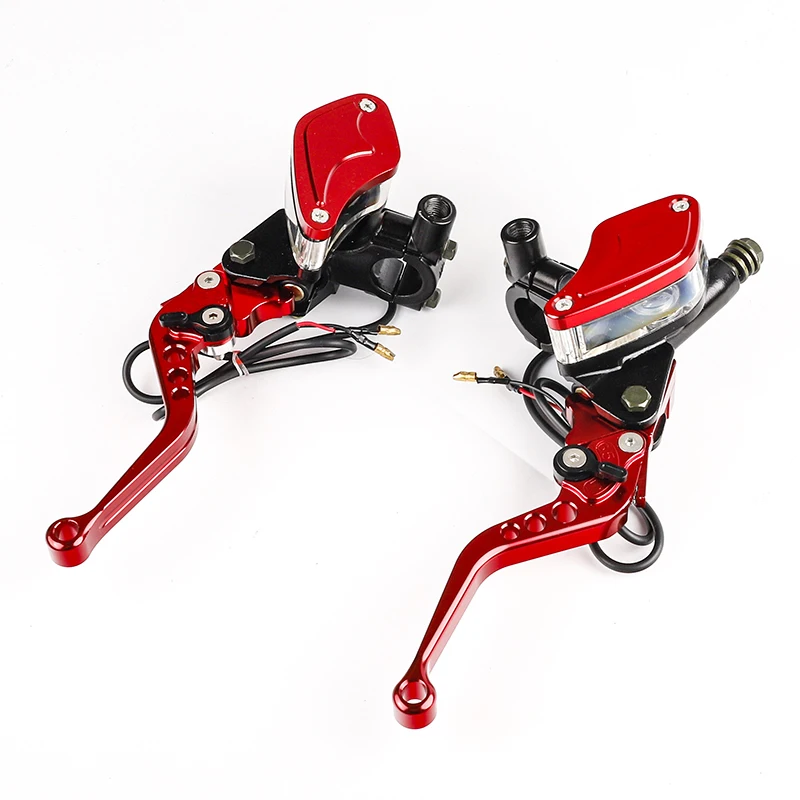 Motorcycle CNC Aluminum Hydraulic Clutch Kit Brake Master Cylinder Brake Levers Kit For Honda Yamaha Suzuki Kawasaki Dirt Bike