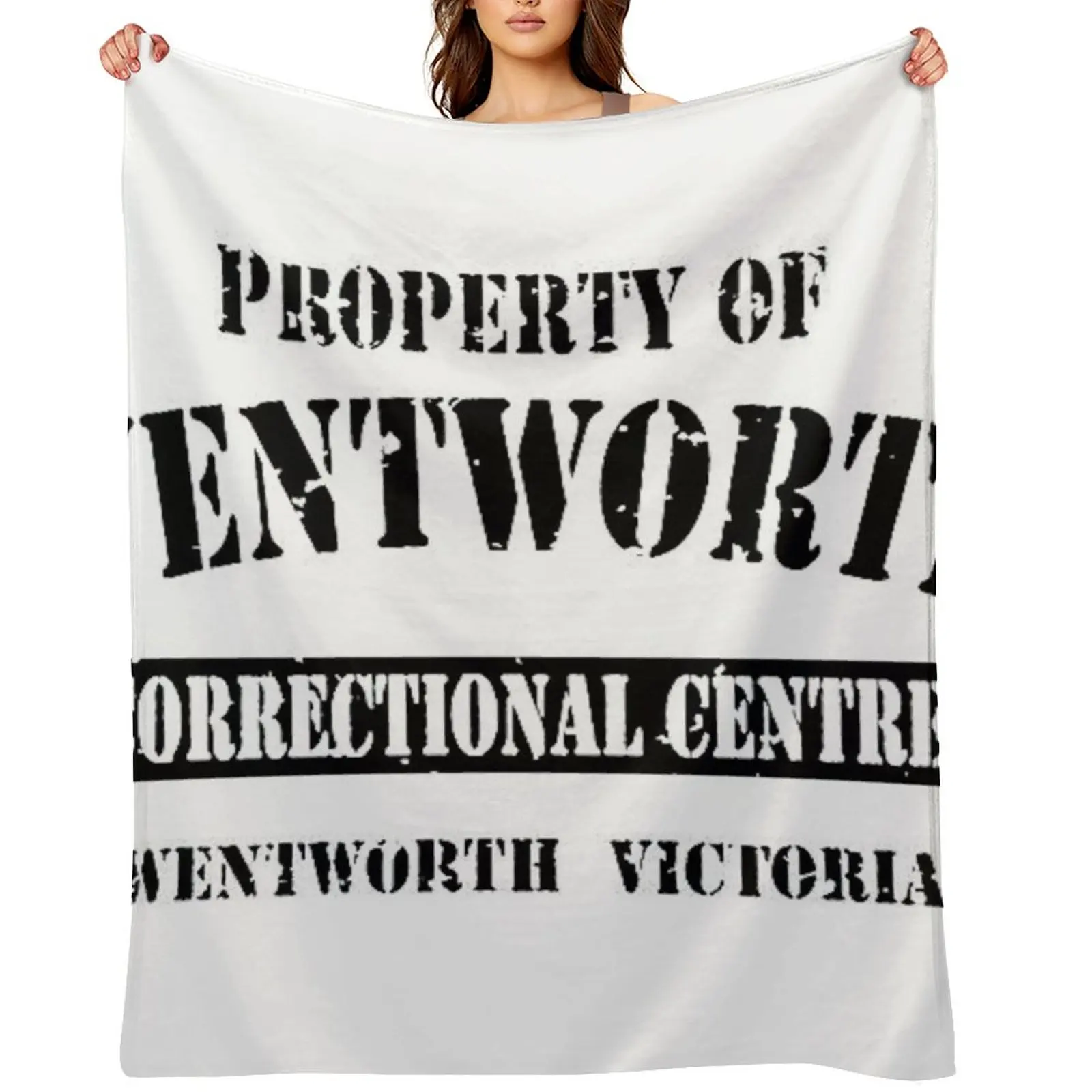 

Wentworth Correctional Center Throw Blanket cosplay anime Flannel Fabric heavy to sleep Kid'S Blankets