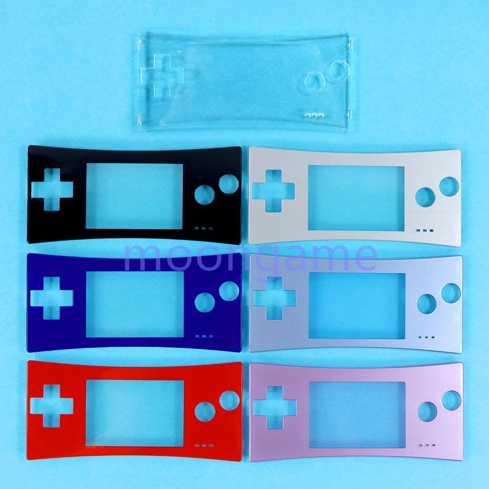 1 قطعة ل نينتندو GameBoy مايكرو غطاء الجبهة غطاء اللوحة لنظام GBM الجبهة شل