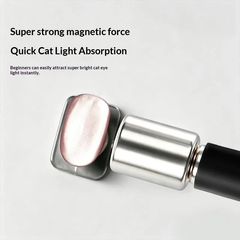 Starker magnetischer zylindrischer Nagelmagnet-Stift, magnetisches Cat-Eye-Gel-Polish-Nagelkunst-Set für DIY-Salon, Studio oder Heimgebrauch – Detail 11
