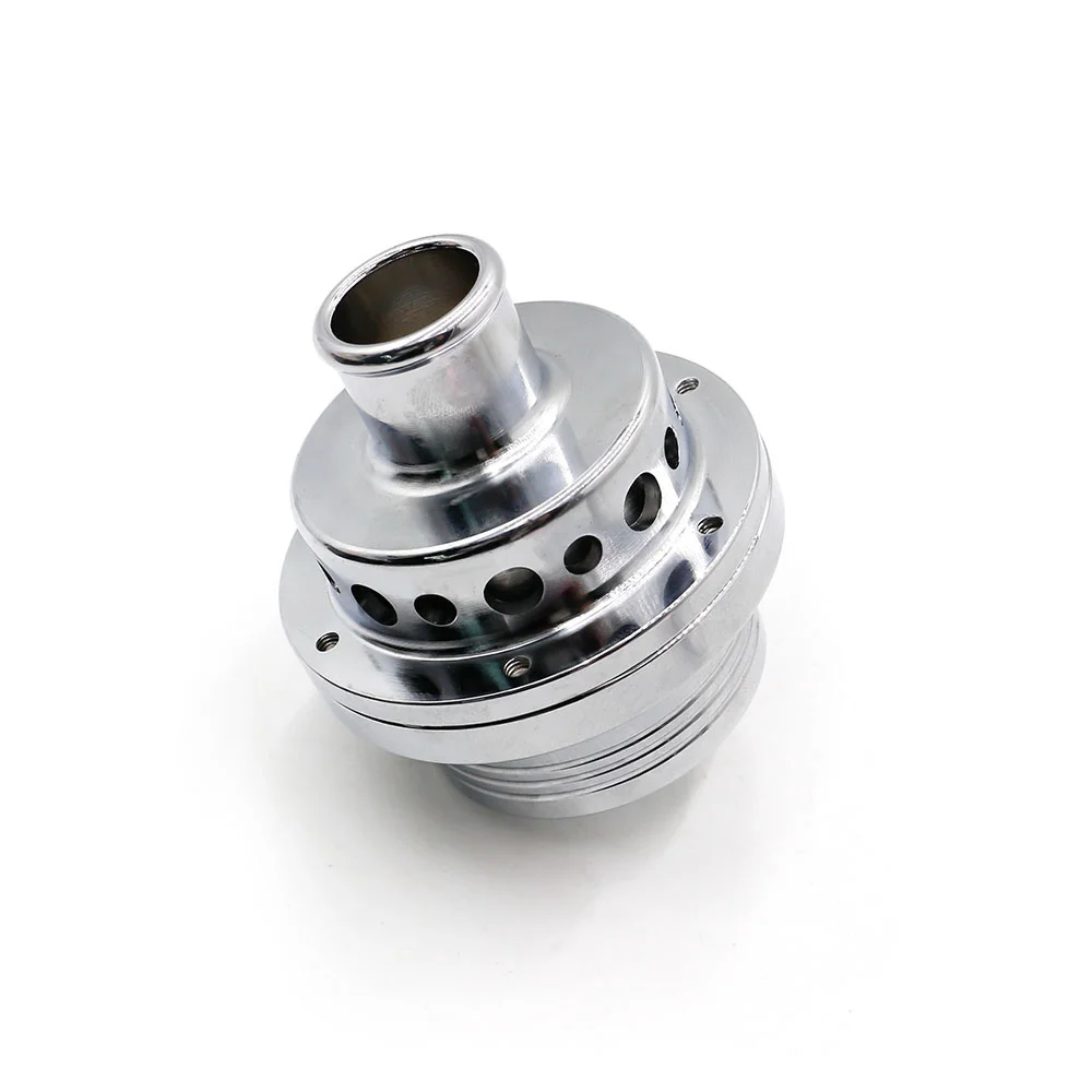 Aluminium 25MM Dual Piston Blow off valve For Audi A4 S4 Golf Jetta 25 PSI blow off adaptor blow dump BOV Silver LC100365