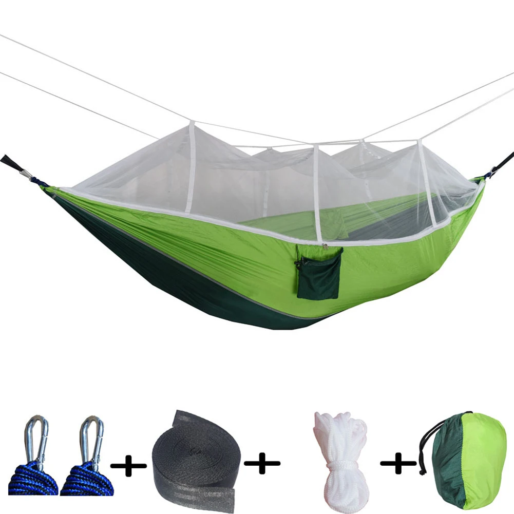 Outdoor Camping Hammock Anti-Rollover Leisure Hanging Chair for Fishing Lawn Garden