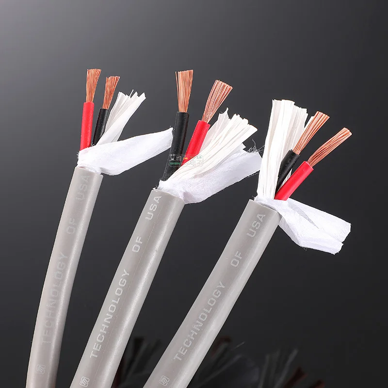 Oxygen Free Copper Surround Sound Speaker Cable 2.5mm2 1-20m for Home Theater KTV Conduit Wiring EVJV 2x2.5 Sheathed Wire