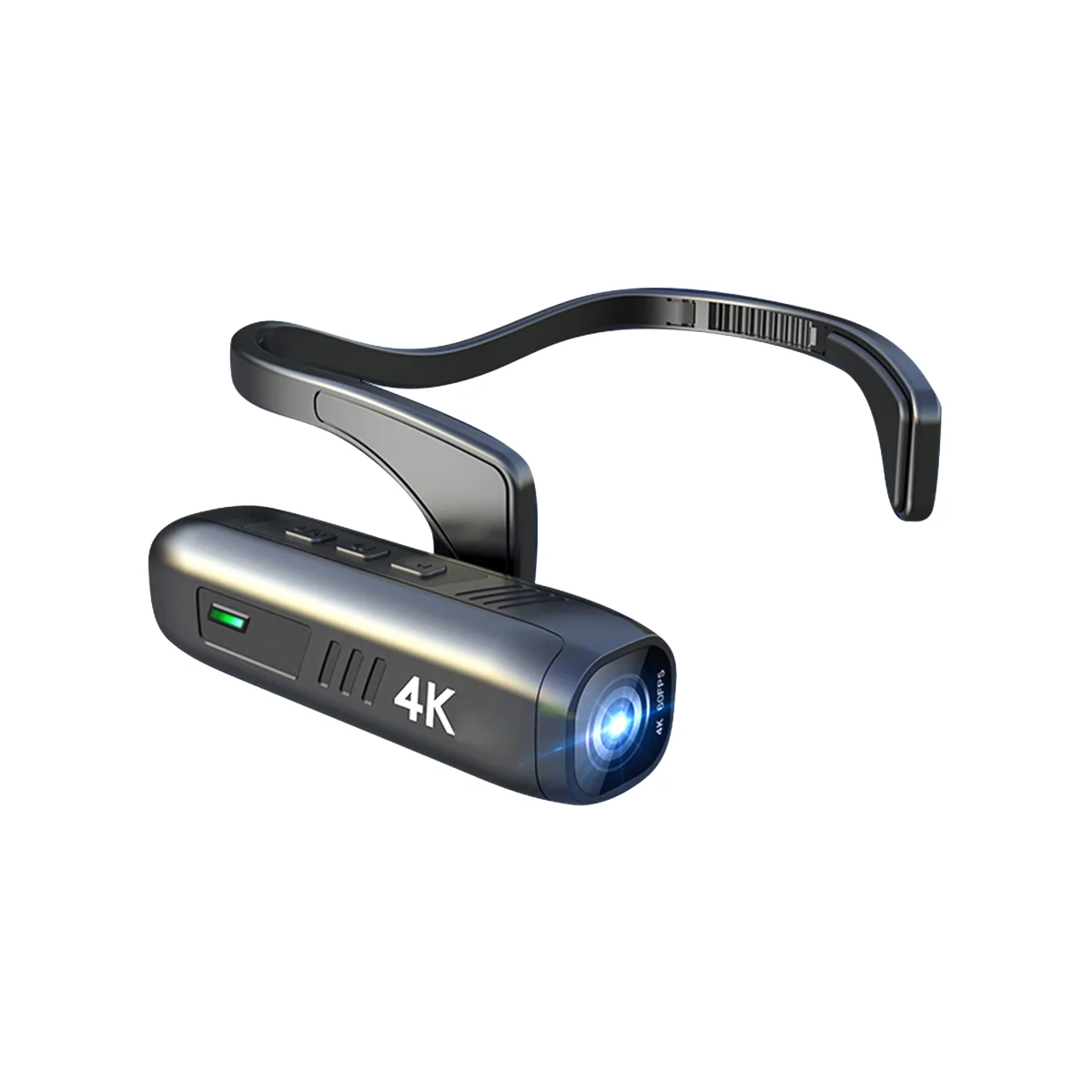 4K 30FPS Head Mounted Camera Wearable WiFi Video Camcorder Camera 120°Wide Angle Lens Anti-Shake APP Control Camera