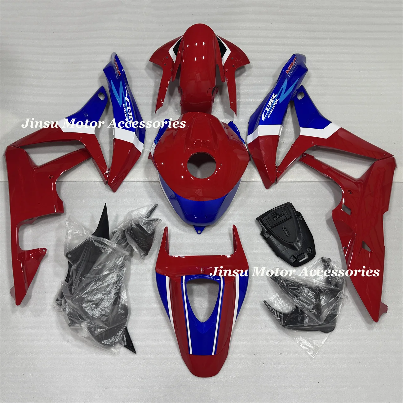 Motorcycle Full Fairing Kit For CBR600RR 2007 2008 F5 CBR600 RR Bodywork Cowling Injection Multiple prints in red matte black