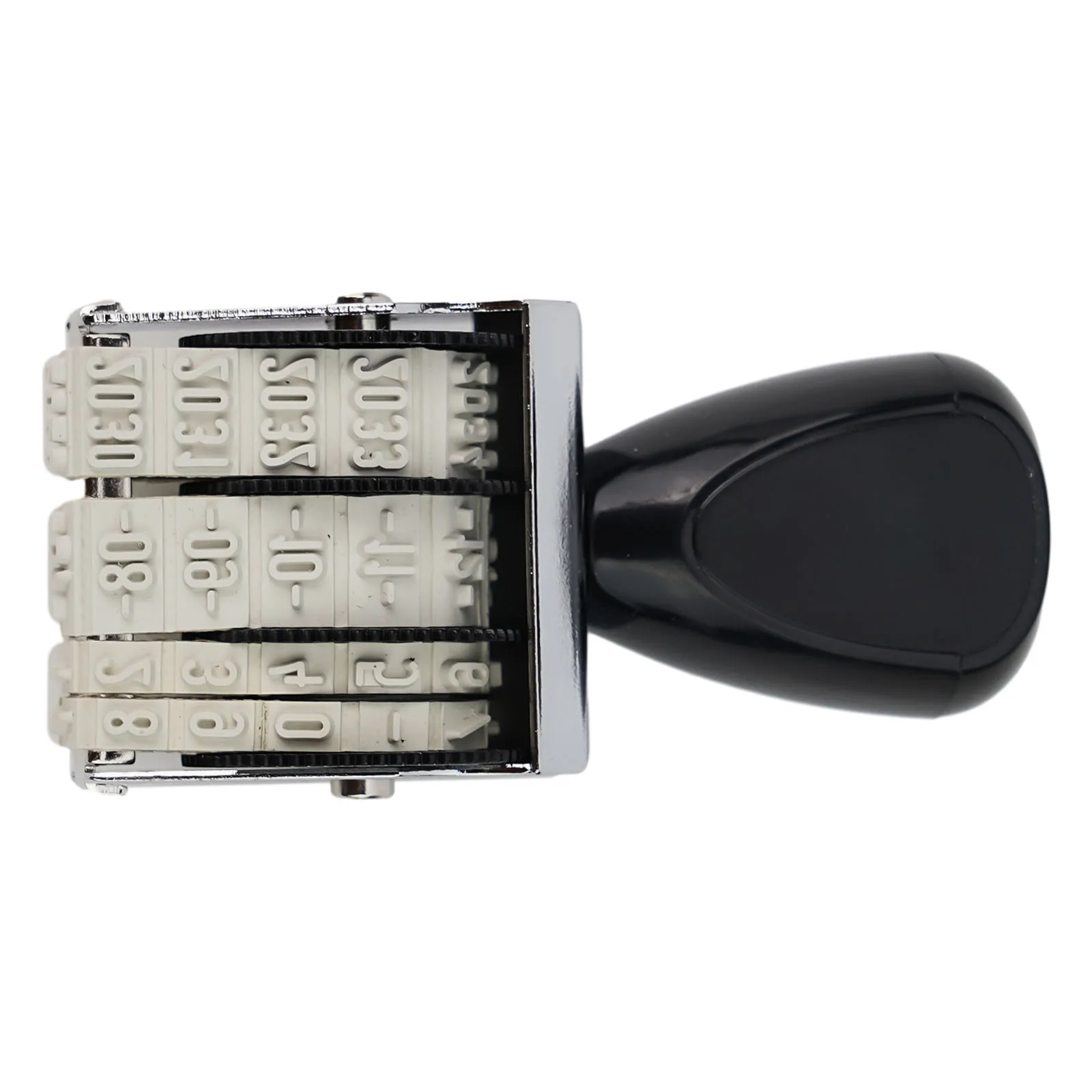 Date Stamp with Adjustable Year Month Day Settings for Office School Home Tasks Compatible with Standard Ink Pads