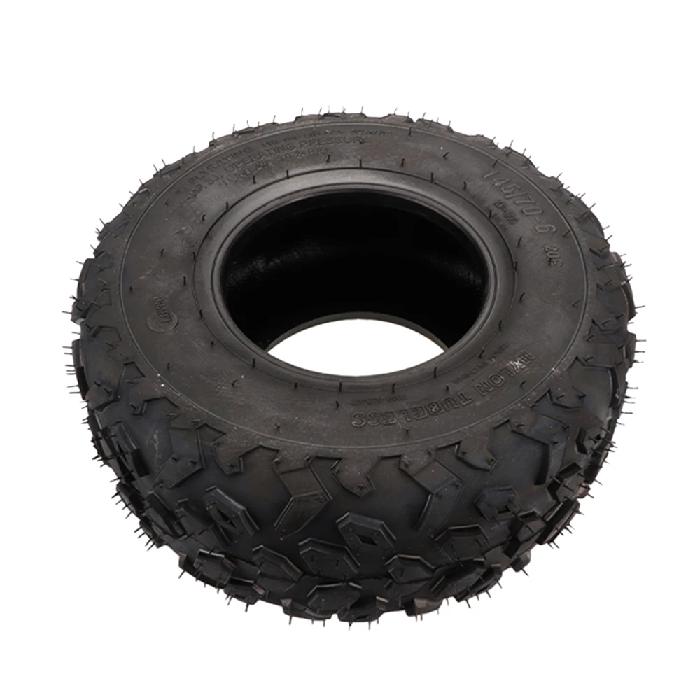 145/70-6 Good Quality Vacuum Tires for 6 Inch Iron Wheel Rims DIY Homemade Small Atv Quad Go Kart Buggie Vacuum Tires