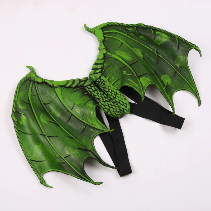 Crianças dragão asa traje dragão cauda máscara conjunto halloween dragão cosplay trajes