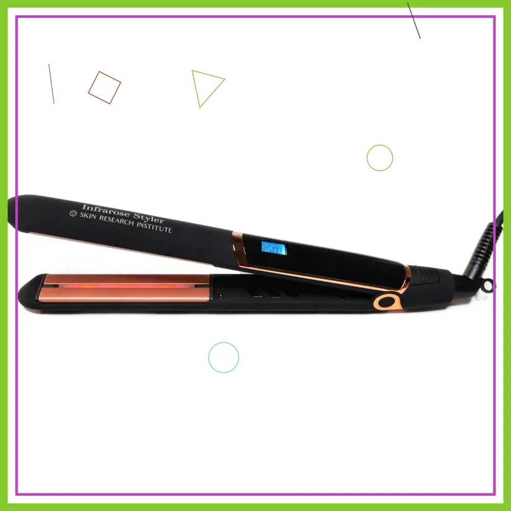 

Infrared Hair Styler - Tourmaline Ceramic Curling Iron, Reduces Frizz, Dual Voltage
