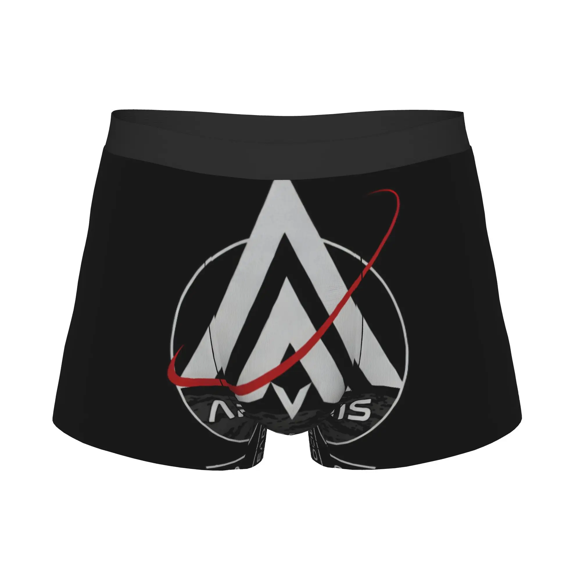 Moon Mission   Funny Space  Artemis ii Underpants Breathbale Panties Men's Underwear Ventilate Shorts Boxer Briefs view 3
