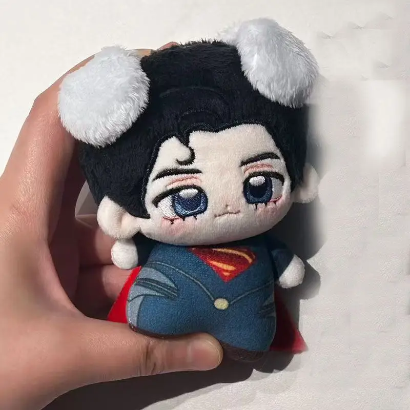 2026 New Anime Superman Clark Kent Plush Batman Bruce Wayne Plush Pendant Doll Classic Hero Plushie Movie Peripherals Fans Gift view 5