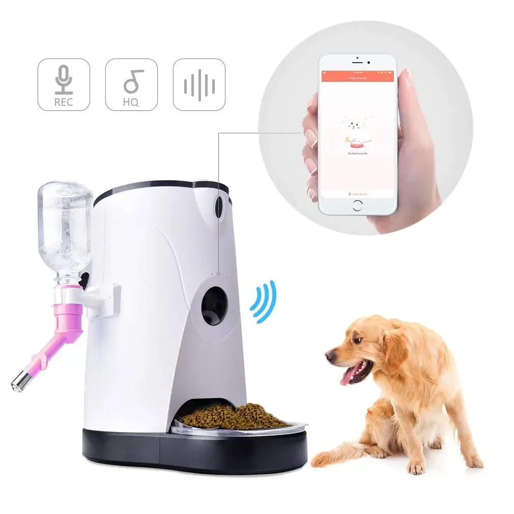 Telecomando Smart e Automatic Pet Feeder Wifi con funzione fotocamera