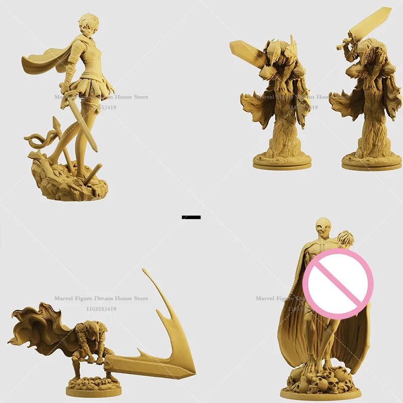 

1/64 1/43 Scale Miniature Scene Dolls Un-panited White Figure Mini Model Violence Trauma And Moral Ambiguity Themes Framework ﻿