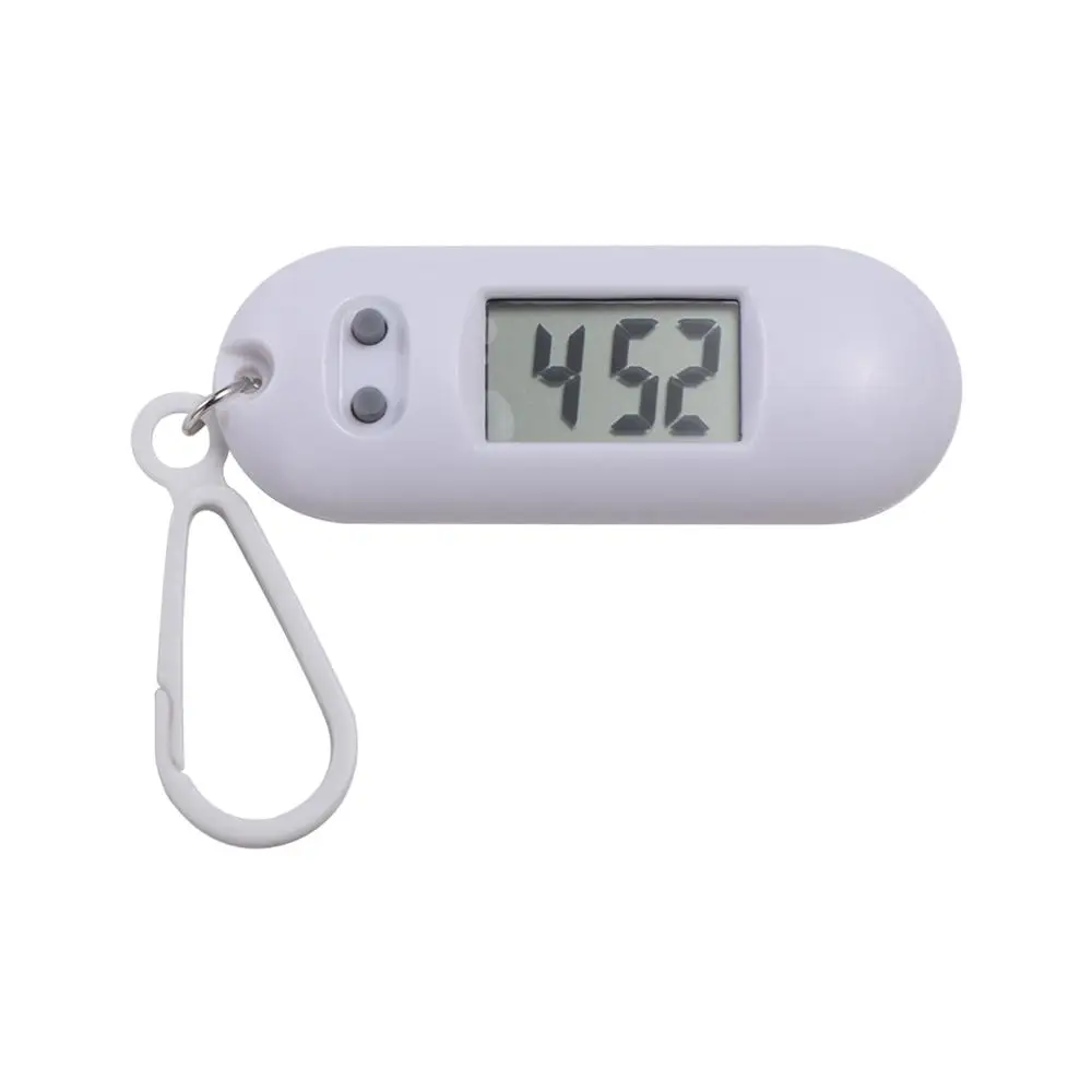 

Дисплей ключей Цифровые электронные часы Брелок Настольный дисплей времени Портативные электронные часы Брелок ABS Овальные часы