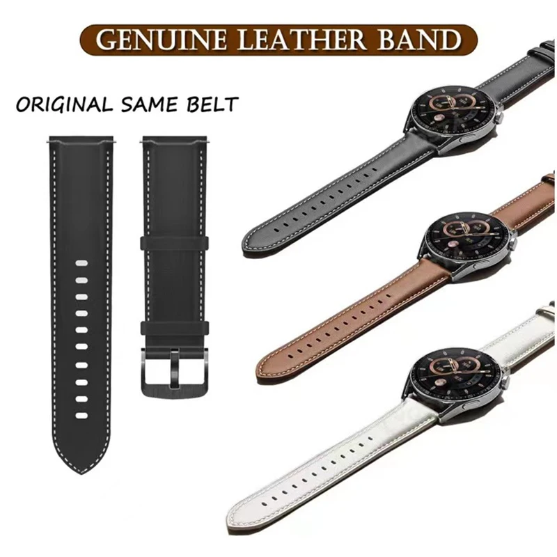 

For Huawei GT2 GT2 Pro 46mm Strap 22mm Smart Strap Leather Strap For Huawei GT3 GT3 Pro Honor Magic 1 2 46mm Bracelet Wristband