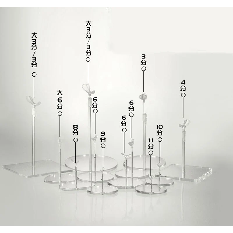 1/8 1/6 1/4 1/3 BJD Accessories figure doll stand Acrylic crystal bracket for BJD/SD YOSD MSD DD SSDF,not include doll and other