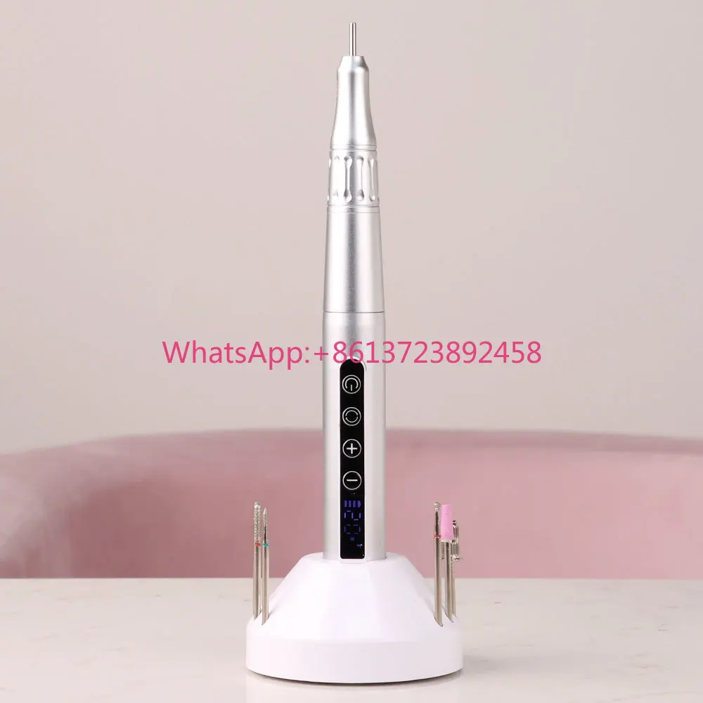 

Professional 65w Pen Shape Coreless Motor 35000RPM Electric Nail Drill Tool Professional Portable Nail Efile with Display Screen