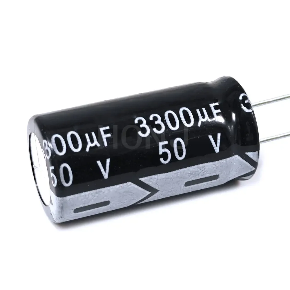 5PCS​​ 3300uF 50V 3300MFD 50Volt 18*35mm Aluminum Electrolytic Capacitor Radial 3300mf50v 3300uf50v 50v3300mf 50v3300uf ±20%​