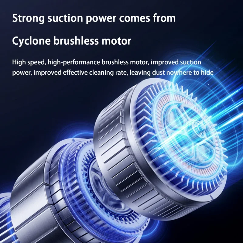 Xiaomi 170000pa 家庭用掃除機掃除機超強力吸引車ハンドヘルドワイヤレス家庭用掃除機