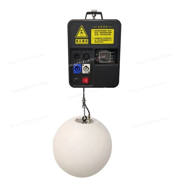 Kinetic LED Ball Lifting Winch, 0-6m Hoist, Stage/Event 3D Lighting Effect