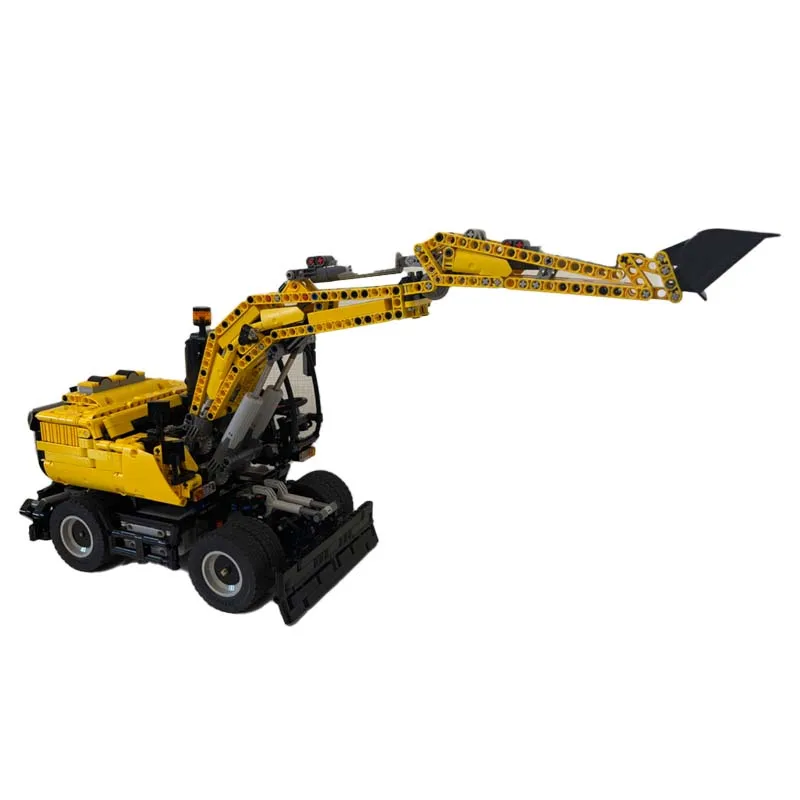 1660 STUKS Sportwagen RC Wielgraafmachine MOC Aanpasbare Modulaire Bouwblokken Eenvoudig Steentjesmodel Ontwerp DIY Jongens Festival Speelgoed Cadeau