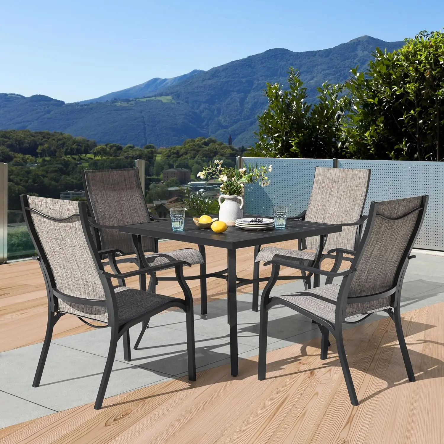 5 Piece Patio Dining Set 36