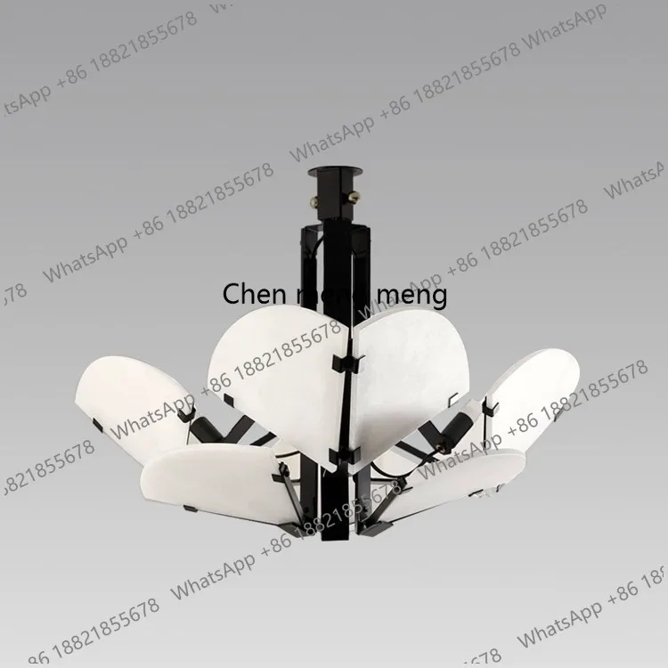 

French light luxury art designer marble living room dining room bedroom chandelier