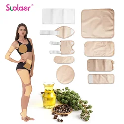 Castor Oil Pack Organic Castor Oil Compression Wrap Reusable Castor Oil Self Conditioning Aid For Liver Abdomen Muscles Kidneys