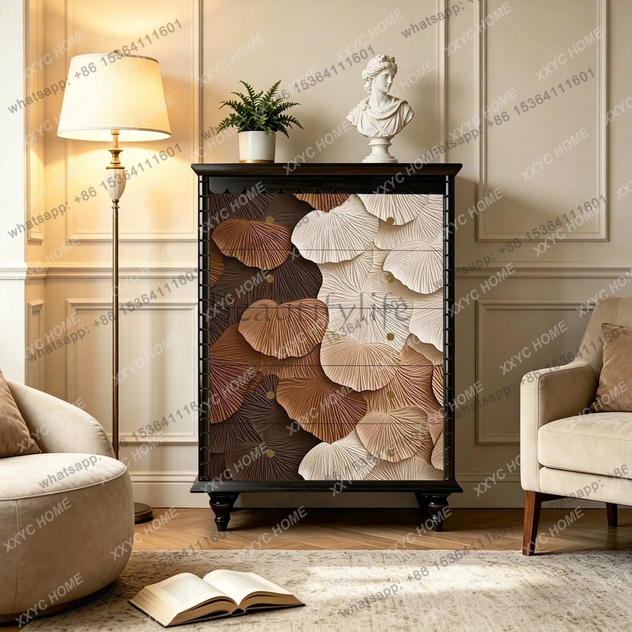 XX bedroom wall locker living room dining room storage cabinet retro entrance