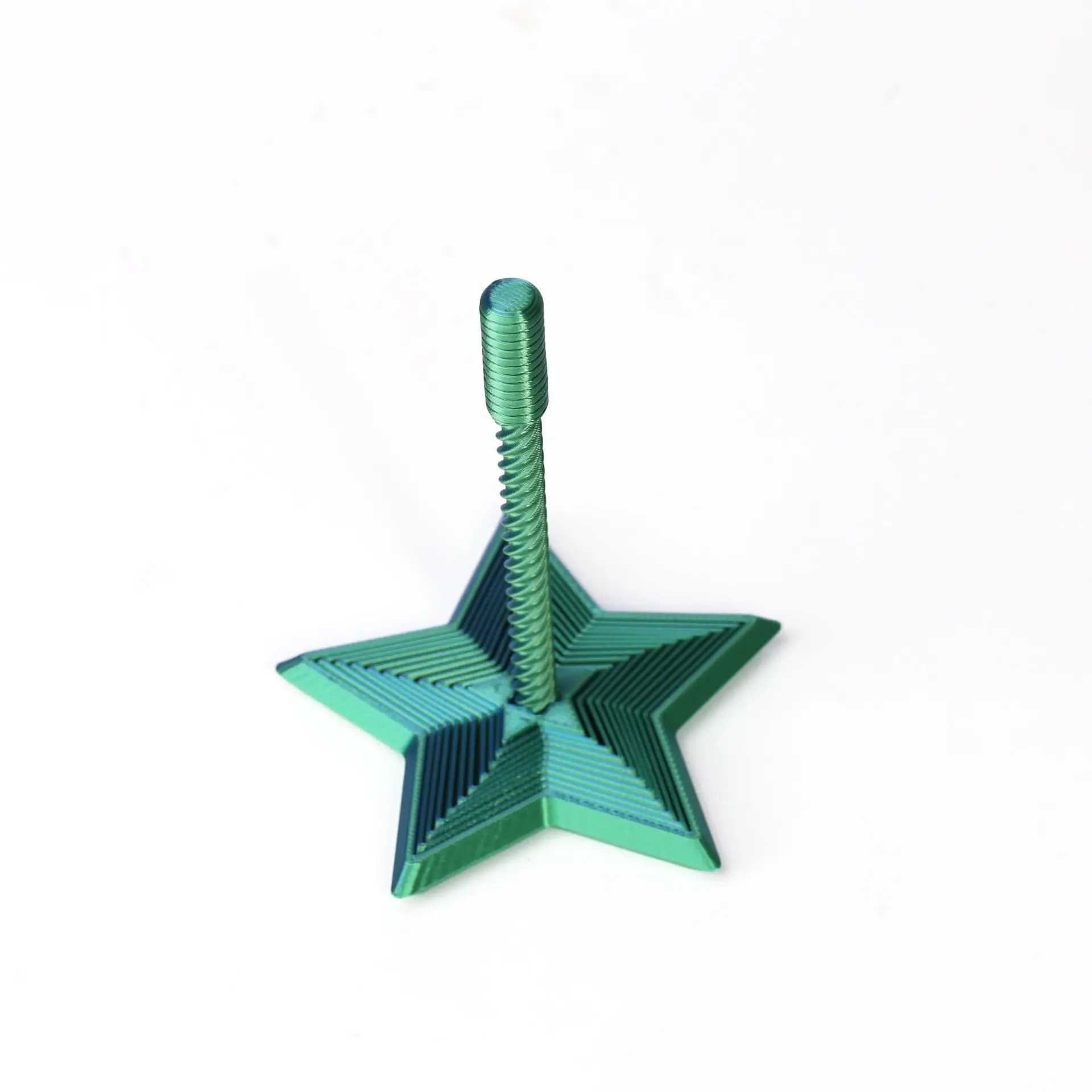 Tour anti-stress spirale 3D imprimée en forme d'étoile, jouet torsadé hélicoïdal à passage, décompression, soulagement du stress, cadeau de bureau
