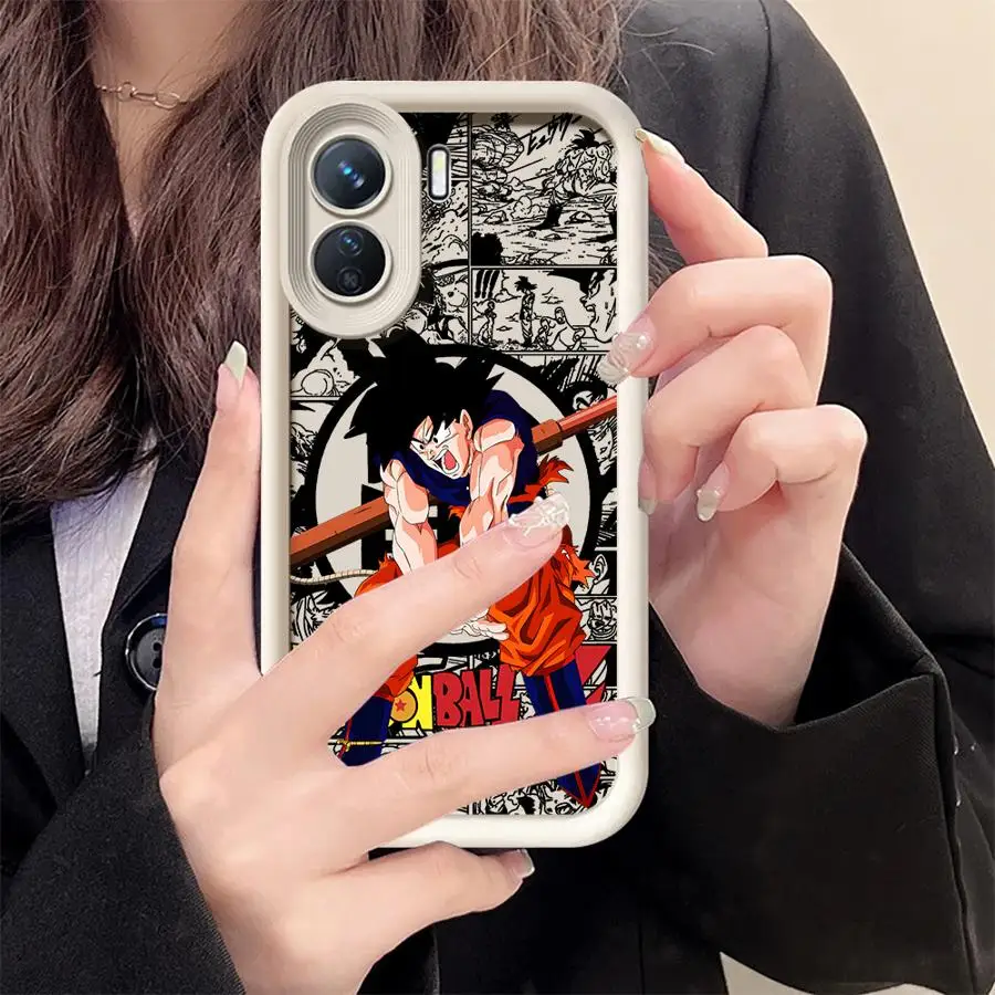 Capa macia para redmi note 13 14 pro plus 11s 12s 10 11 12 pro dragon ball japão anime goku