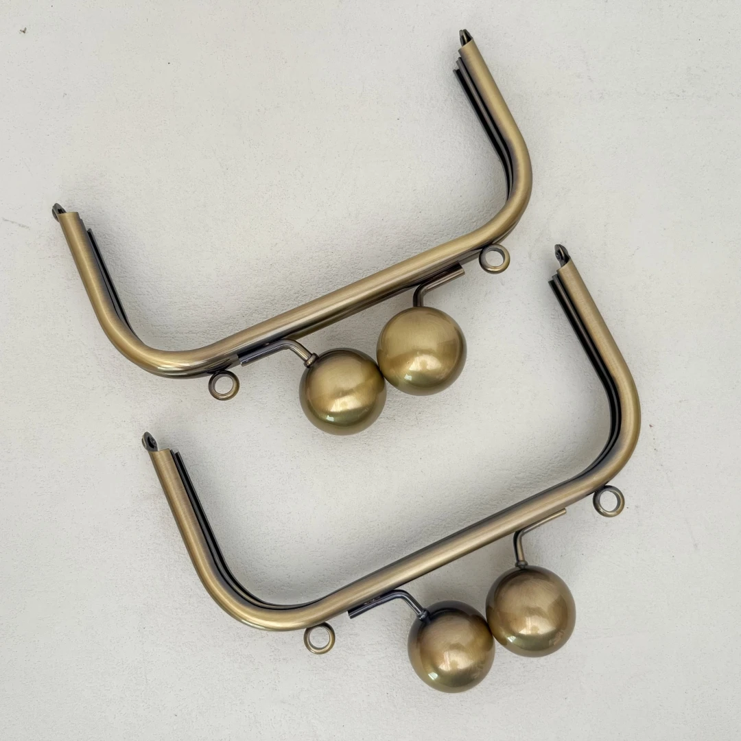 

Рамка-клатч с большой шариковой застежкой 16,5 см, античная бронза, рамка для кошелька с замком поцелуя, аксессуары для сумок «сделай сам» с держателем цепочки для сумок