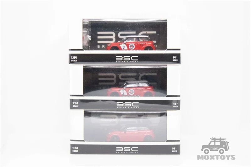 BriscaleMicro Up BSC 1:64 LBWK Mini Red Diecast Model Car