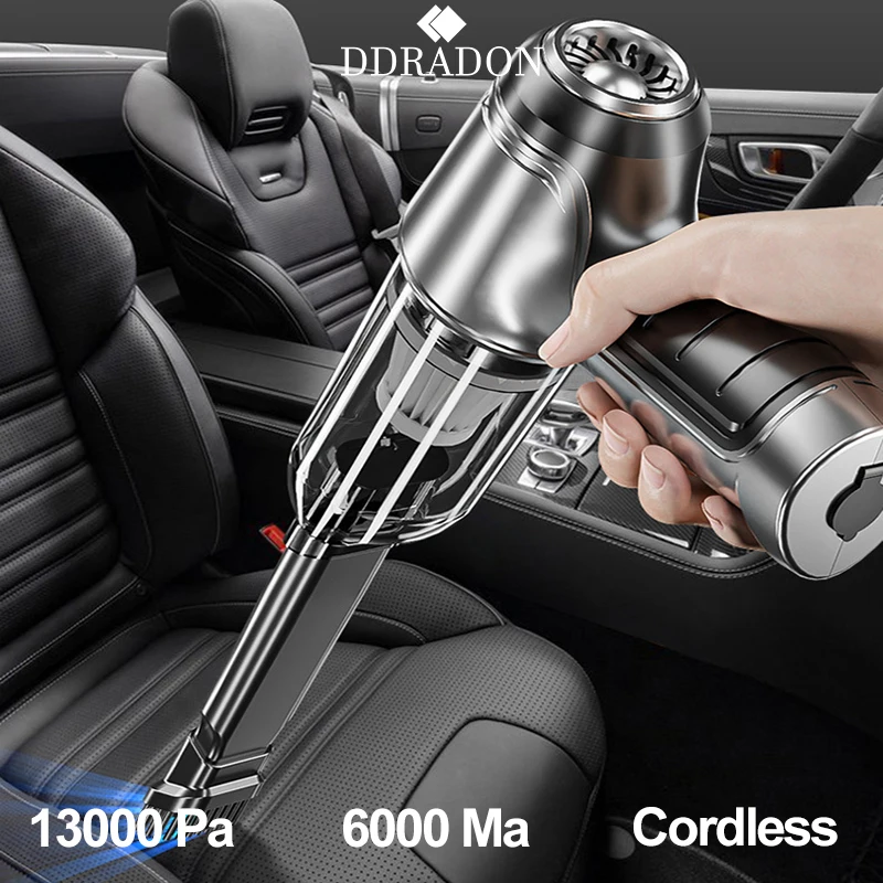 9000Pa Wireless Car Vacuum Cleaner Brushless Motor Handheld Auto Cordless Mini Portable Vacuum Cleaner For Car Home Pet Cleaning