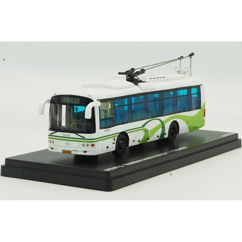 

SUNWIN 1:76 Scale SK5105KGP-3 Bus Resin Trackless Tram Car Model Finished Product Simulation Toys Gifts Static Model