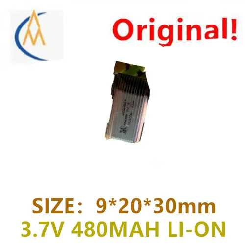 3.7V 902030 capacity lithium battery 480mAh intelligent positioning remote control with sufficient charging capacity
