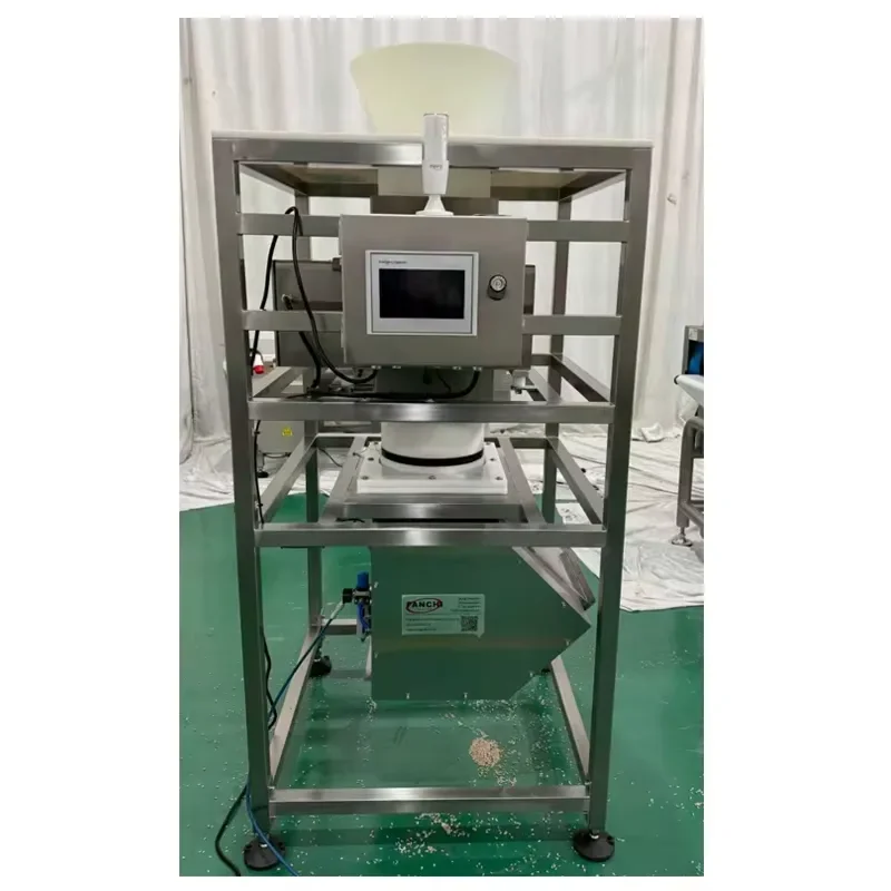 Food Grade Gravity Fall Metal Detector with Reject System for Powder and Bulk Materials