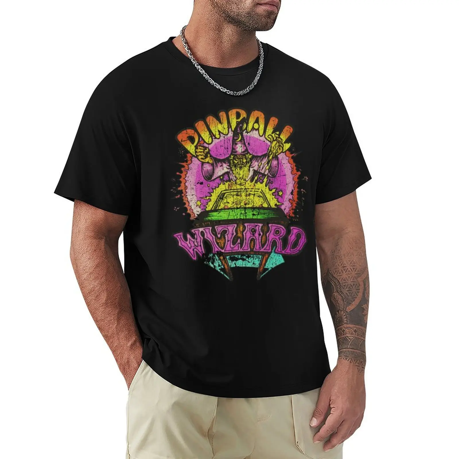 Pinball Wizard '74 T-Shirt t shirts for man graphic vintage T-Shirt