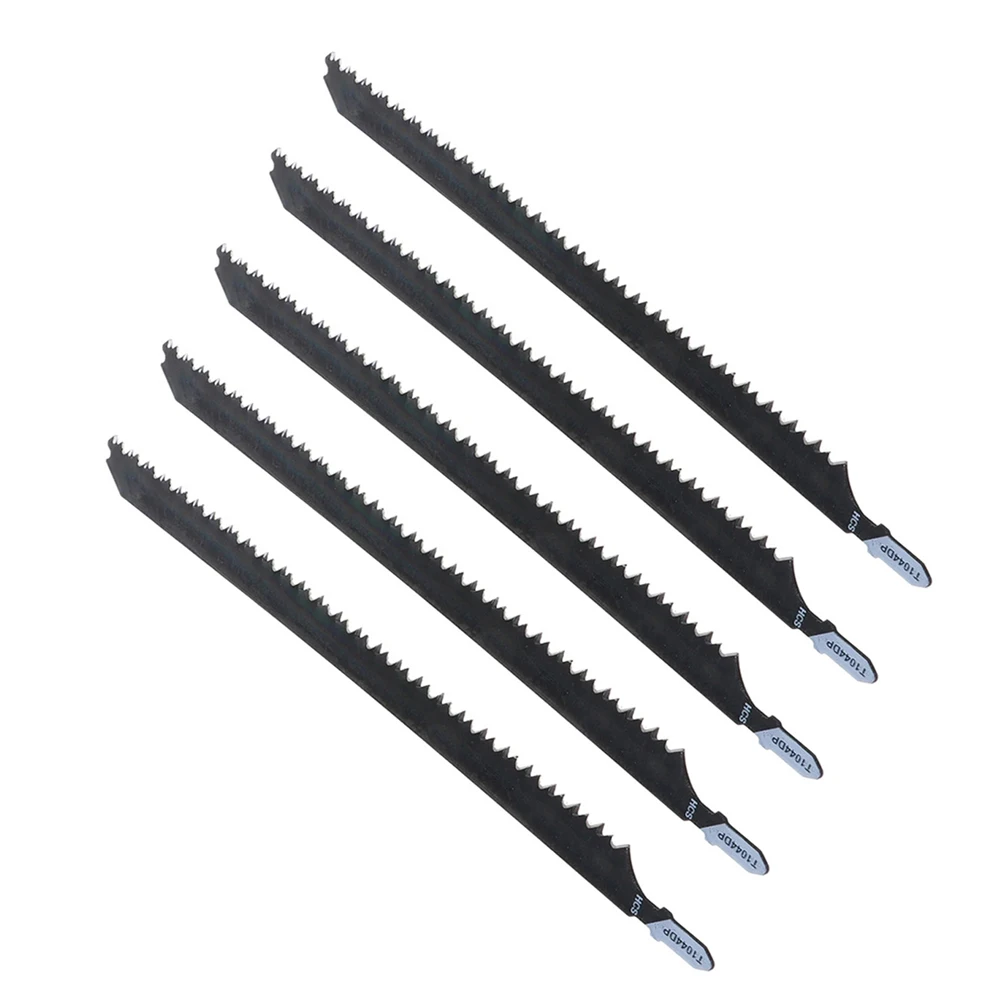 Black Silver Saw Blade 5Pcs For Sheet Panels High Carbon Steel Plastic Plastic Fiber Power Tool Reciprocating T1044DP