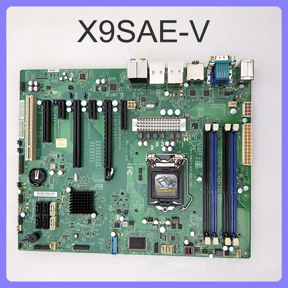 LGA1155 DDR3 Xeon E3-1200 v2 Series Core i7/i5/i3 (non-ECC UDIMMs Only) Processors For Supermicro Motherboard X9SAE-V