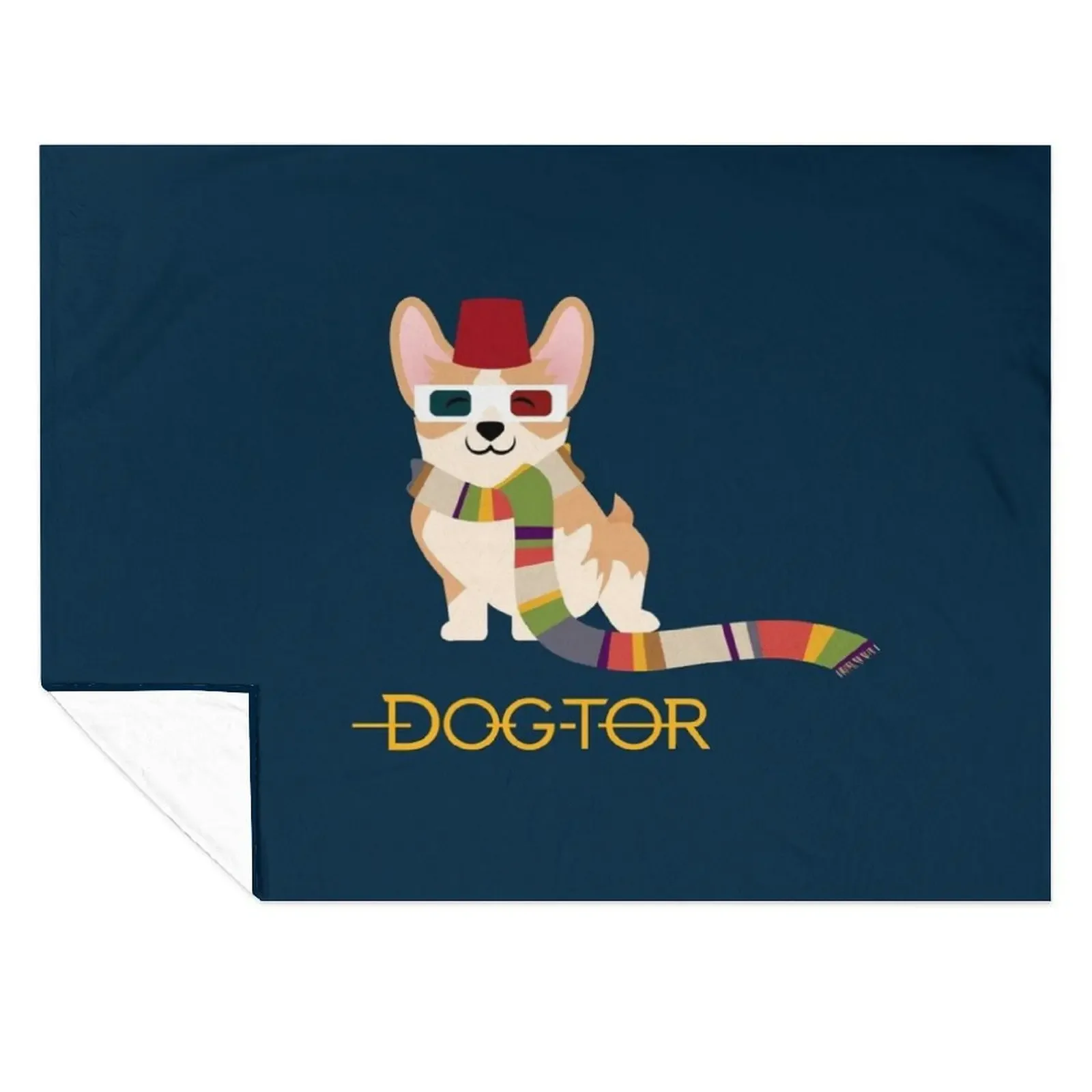

The DOG-tor Throw Blanket Decorative Sofas Stuffeds Flannels Comforter Blankets
