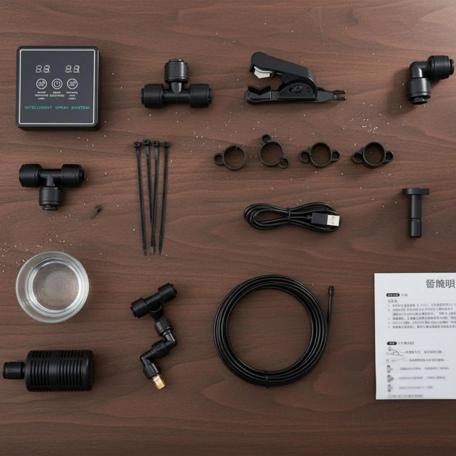 

Terrarium Misting System Kit Rainfall Simulation Exotic Spray System Automatic Rain Simulator Automatic-Priming Pump
