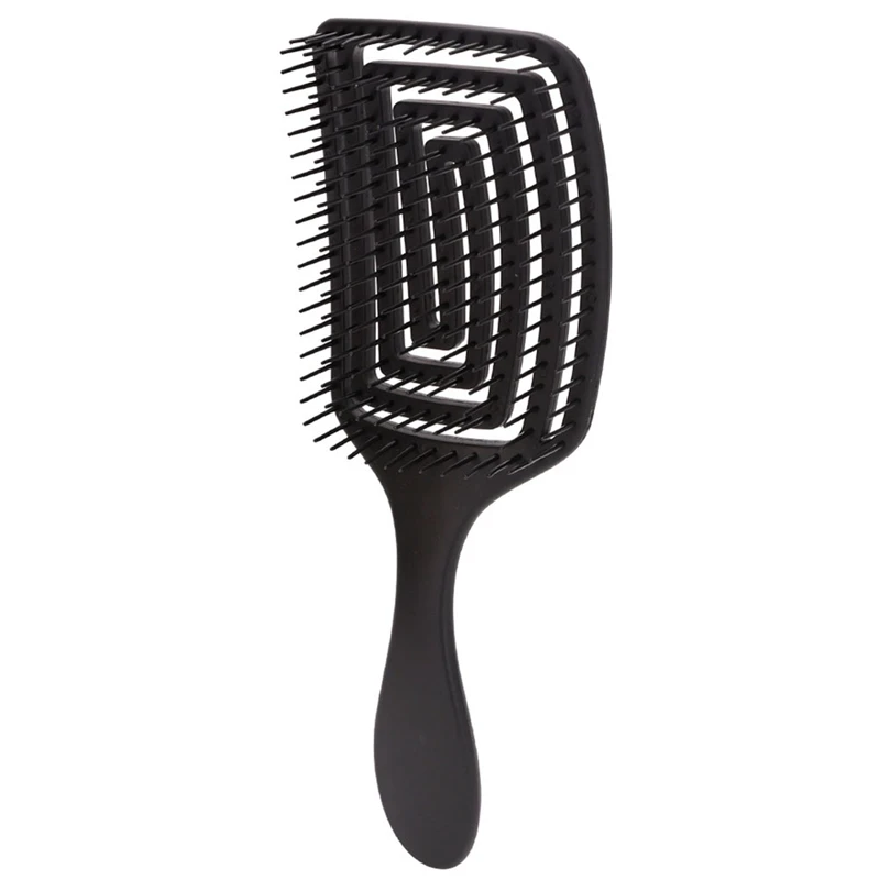 2X Hairbrush Hair Scalp Massage Comb Wet Dry Curly Detangle Hair Brush Salon Hairdressing Styling Tools Easy To Use