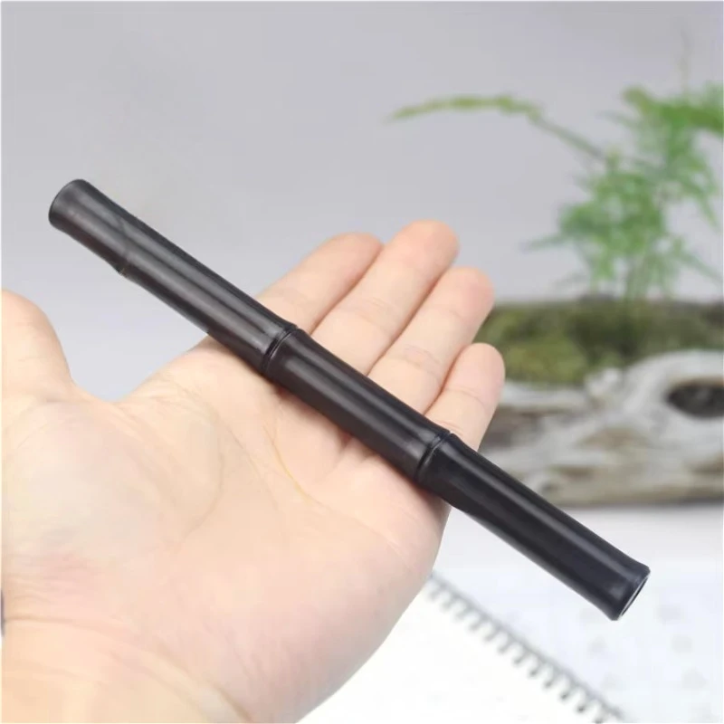 

Blaoye Ebony Bamboo Fountain Pen F 0.5MM Nib Wooden Calligraphy Pens Art Pen Gift Office Stationery Pens for Writing Smooth Pen