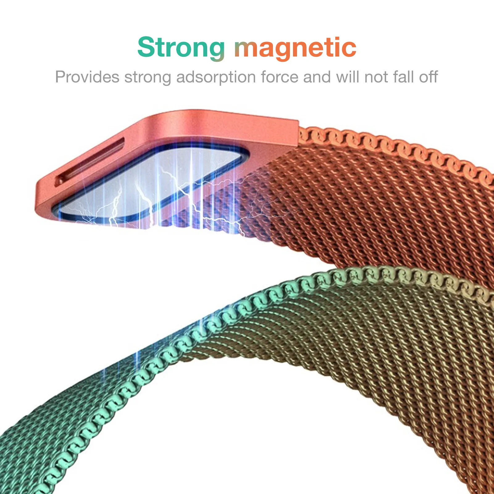 Stainless Steel Mesh Loop Band for Apple Watch 49mm 45mm 44mm 42mm 41mm 40mm 38mm, iWatch Ultra 9 8 7 6 5 4 3 SE Strap Men Women