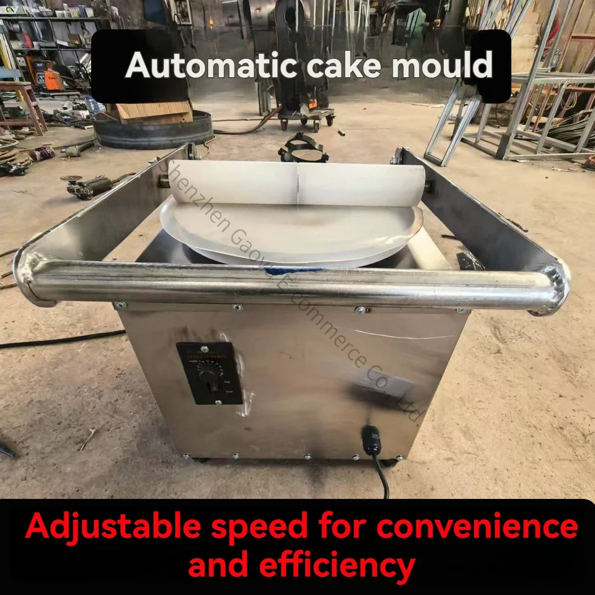 Imitation Handmade Biscuit Pie Rolling Thin New Cake Round Intelligent Regulation electric Cake Rolling Machine Commercial