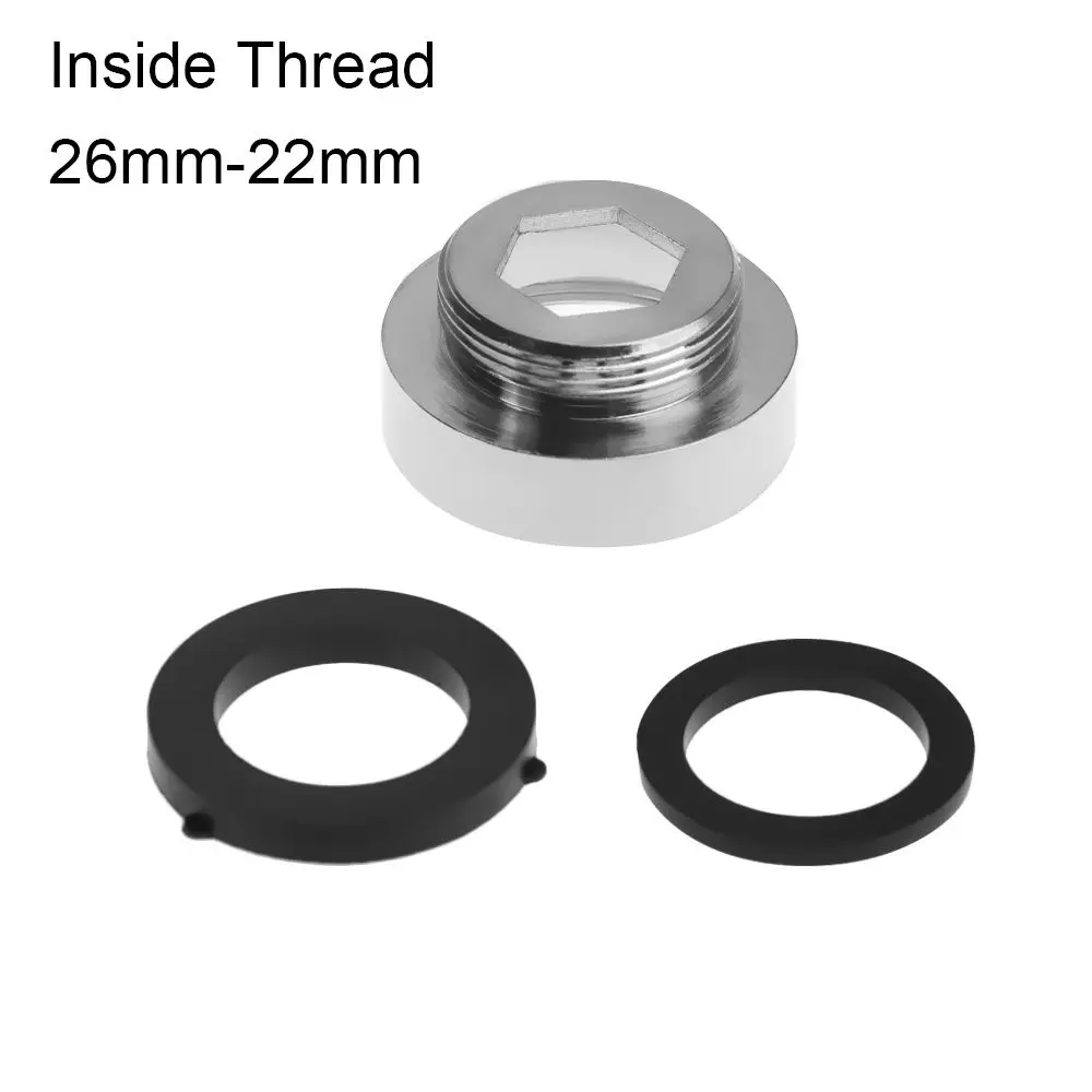 With washer Water Purifier Accessories Metal Kitchen Faucet Water Saving Adaptor Outside Thread Tap Aerator Connector