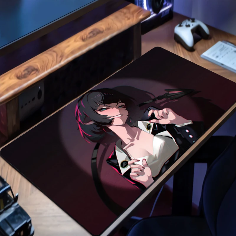 Gaming Mouse Pad Zenless Zone Zero Jane Doe Office Carpet Mouse Mats Gamer Desk Accessories Computer Table Pads PC game Mousepad