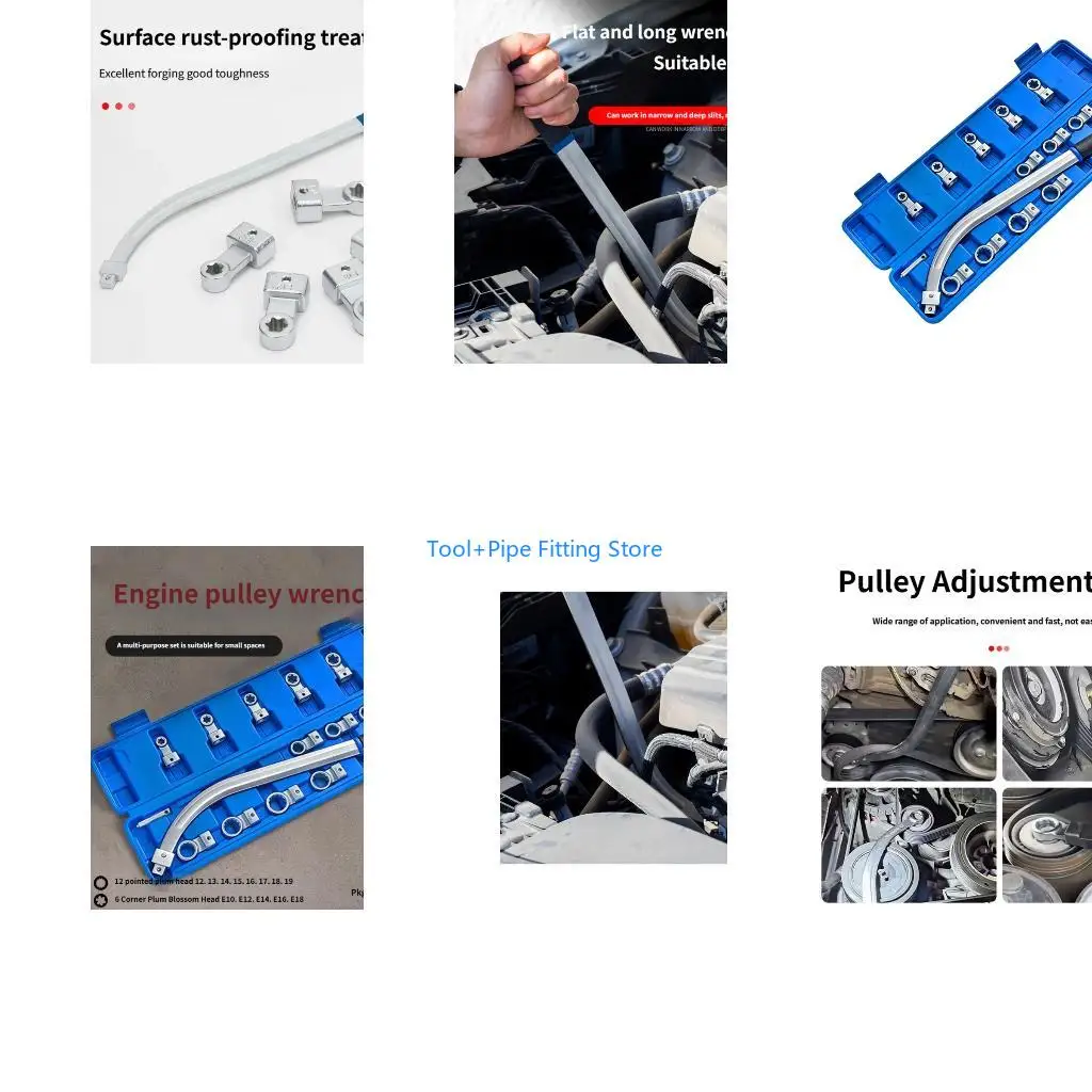 F92B High Quality 15Pcs Vehicle Belt Adjustment Set For Various Automobile Models